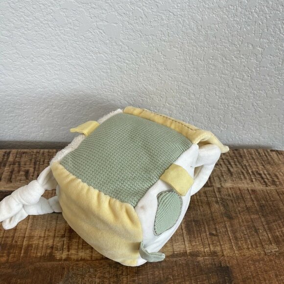 Re-think It Infant Soft Cube Educational Baby Toy Bell Crinkle Tags Busy Box - Picture 4 of 7